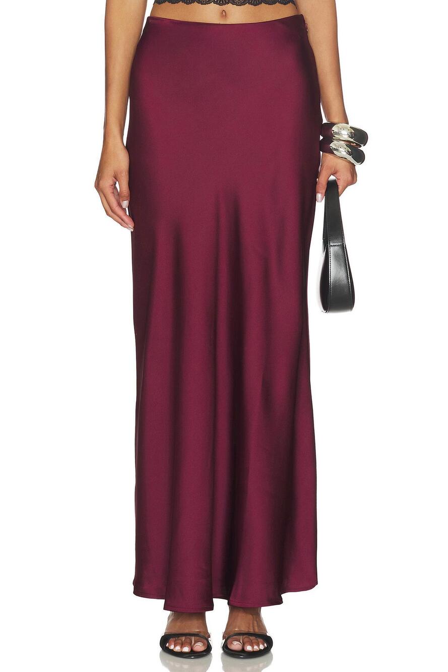 NEW STEVE MADDEN jeannie skirt in wine